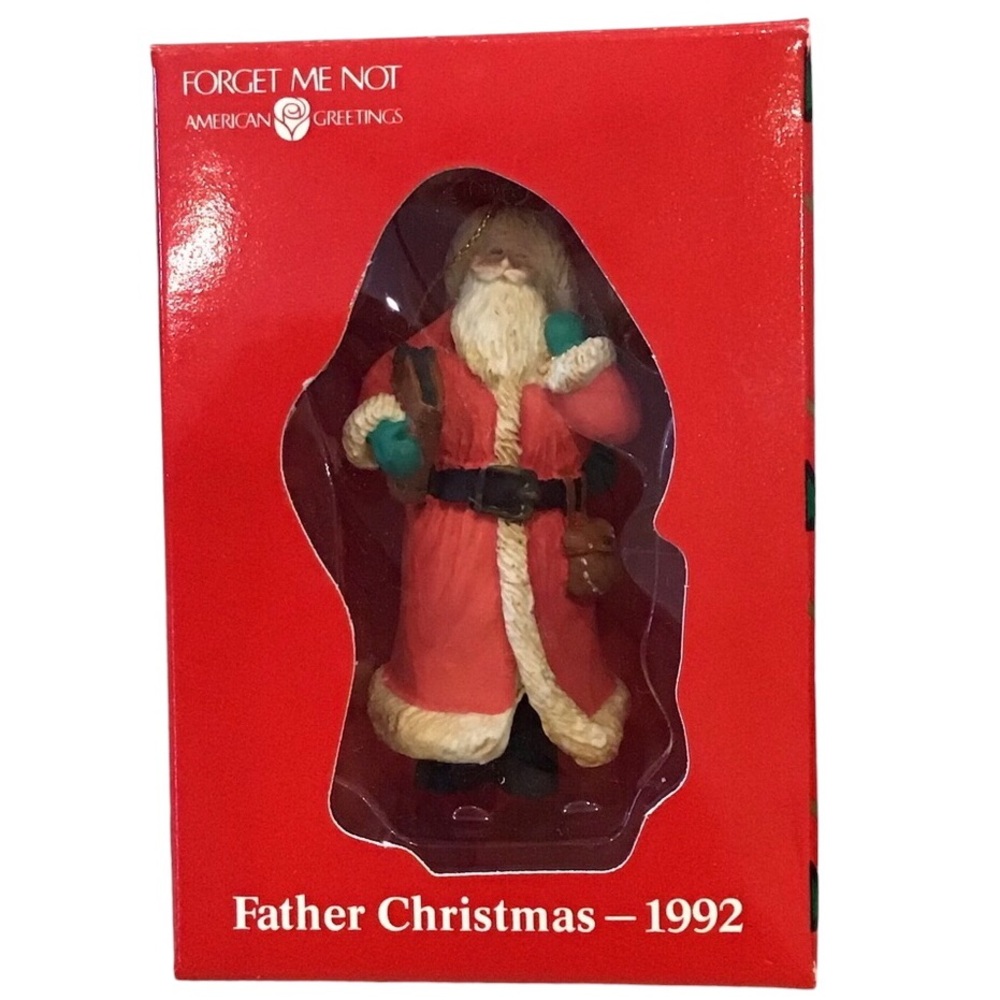 🎅Vintage 1992 Father Christmas Ornament